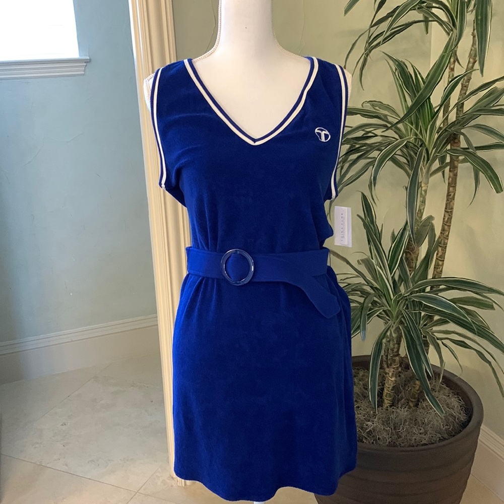 Trina Turk Royal Blue Terry dress